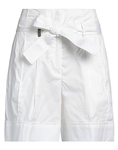 PESERICO Shorts & Bermuda White 97% Cotton, 3% Elastane