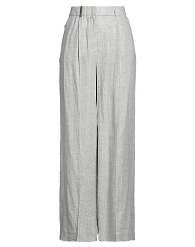 PESERICO Pantalone Grigio chiaro 100% Lino