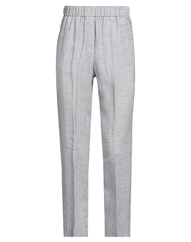 PESERICO Pantalone Grigio chiaro 100% Lino