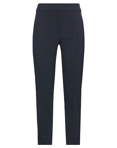 PESERICO Casual trouser Midnight blue 63% Polyester, 27% Viscose, 7% Cotton, 3% Elastane