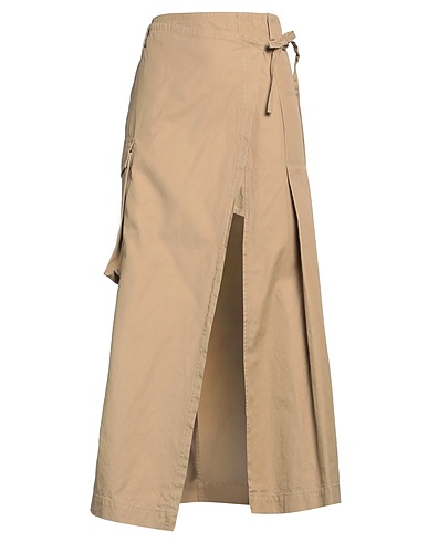 DRIES VAN NOTEN ロングスカート サンド コットン 100%
