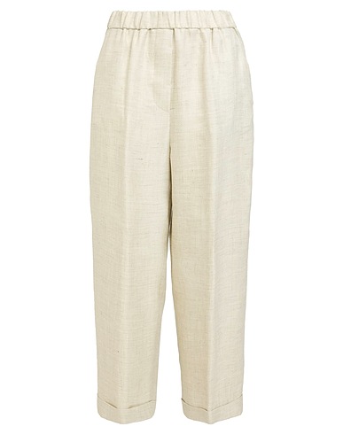 PESERICO Pantalone Verde salvia 52% Lino, 48% Viscosa