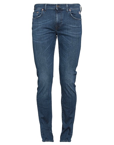 ROŸ ROGER'S Pantaloni jeans Blu 98% Cotone, 2% Elastan