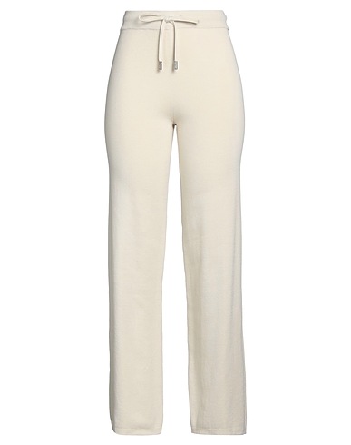 PESERICO Casual pants EASY Ivory 100% Cotton