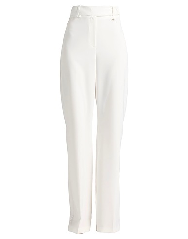 RELISH Pantalone COLLECTION Bianco 89% Poliestere, 11% Elastan