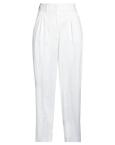 PESERICO Casual trouser EASY White 98% Cotton, 2% Elastane