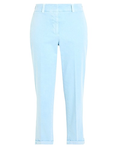 PESERICO Denim trousers Sky blue 61% Cotton, 37% Lyocell, 2% Elastane