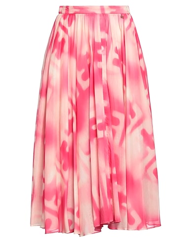 ELISABETTA FRANCHI Midi skirt Fuchsia 100% Cotton