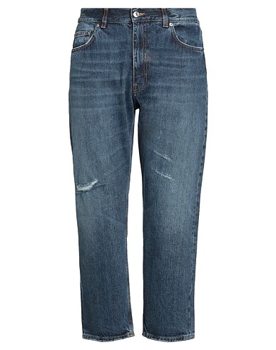 GRIFONI Denim trousers Blue 100% Cotton