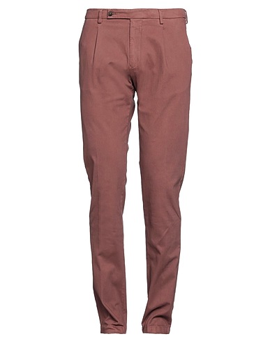 BERWICH Casual trouser Chocolate brown 97% Cotton, 3% Elastane