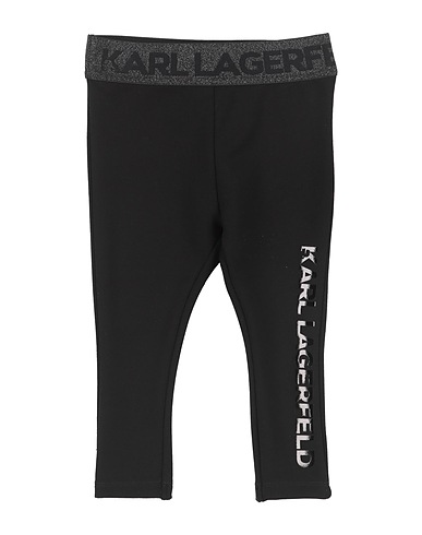 KARL LAGERFELD Leggings KIDS Black 62% Viscose, 33% Polyamide, 5% Elastane