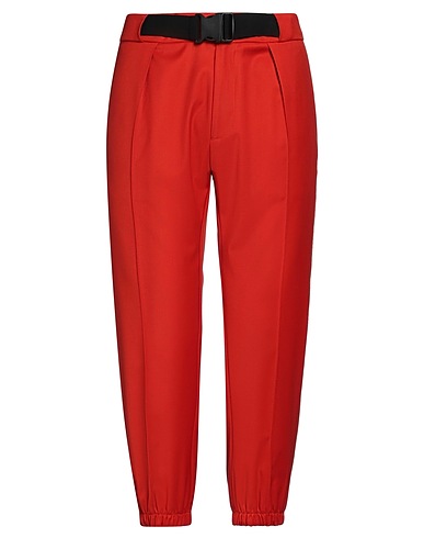 BERWICH Casual pants HYPE Tomato red 65% Polyester, 32% Viscose, 3% Elastane