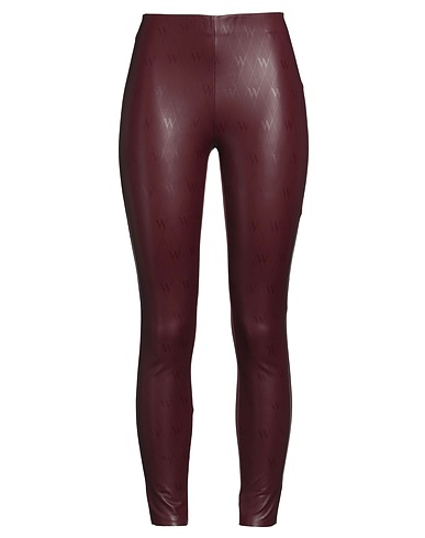 WOLFORD Casual pants Burgundy 100% Polyurethane