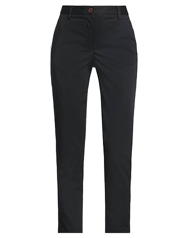 WHITE SAND Casual trouser Black 97% Cotton, 3% Elastane