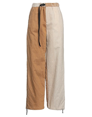 WHITE SAND Casual trouser Beige 45% Polyester, 38% Cotton, 12% Linen, 5% Other Fibres