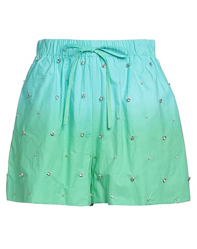 SANDRO Shorts & Bermuda Verde chiaro 100% Cotone, Vetro