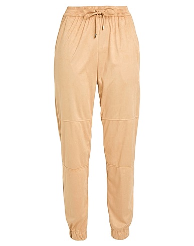 PUROTATTO Casual trouser Beige 100% Polyester