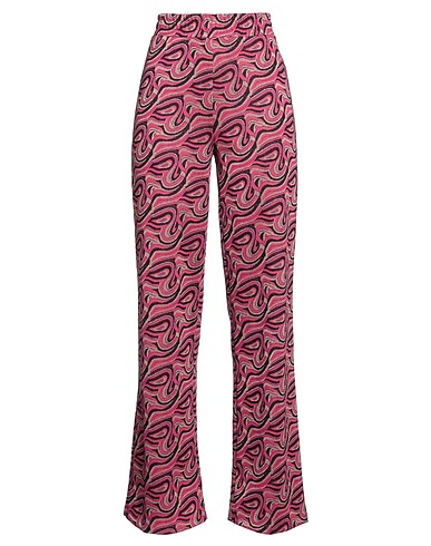 KONTATTO Casual trouser Fuchsia 92% Polyester, 8% Elastane