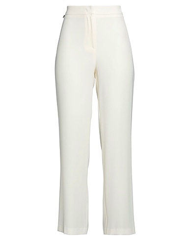 KONTATTO Pantalone Avorio 97% Poliestere, 3% Elastan