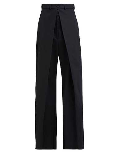SPORTMAX Casual pants Black 98% Cotton, 2% Elastane
