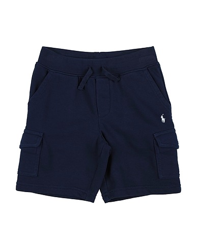 POLO RALPH LAUREN Shorts & Bermuda French Terry Cargo Short
 Blu navy 87% Cotone, 13% Poliestere