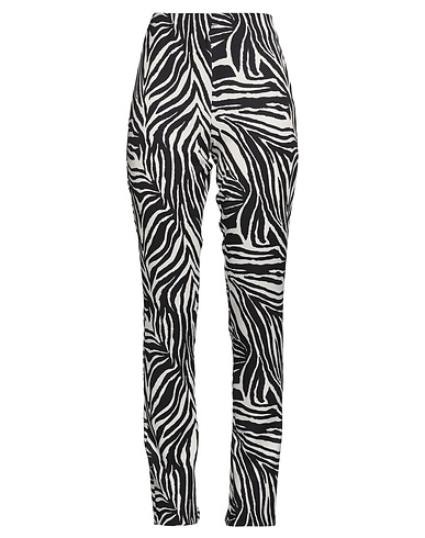 VICOLO Casual trouser Black 90% Polyester, 10% Elastane