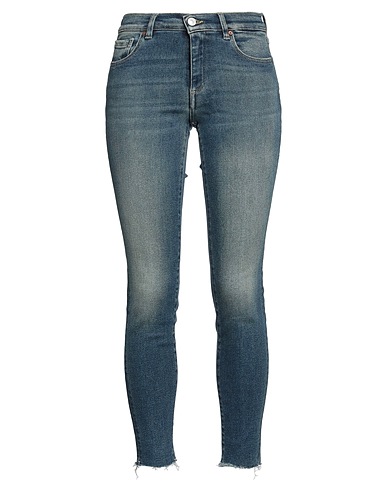 ACYNETIC Denim trousers Blue 94% Cotton, 4% Polyester, 2% Elastane