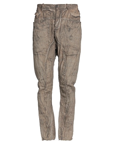MASNADA Casual pants Khaki 100% Linen