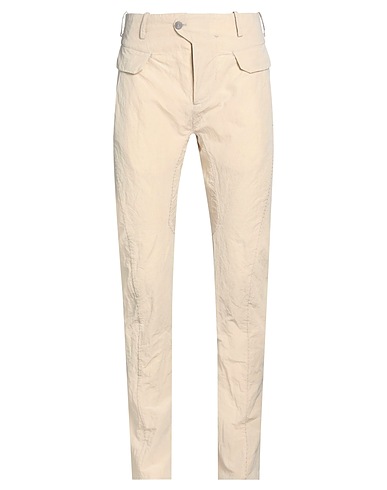 MASNADA Casual trouser Beige 66% Cotton, 29% Linen, 5% Metal