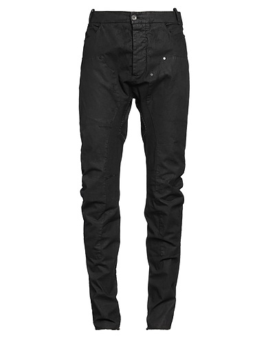 MASNADA Casual trouser Black 97% Cotton, 3% Elastane