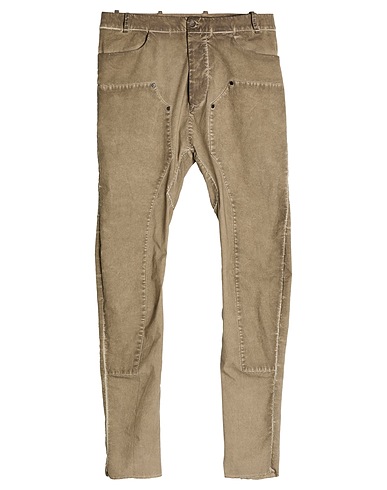 MASNADA Casual trouser Khaki 97% Cotton, 3% Elastane