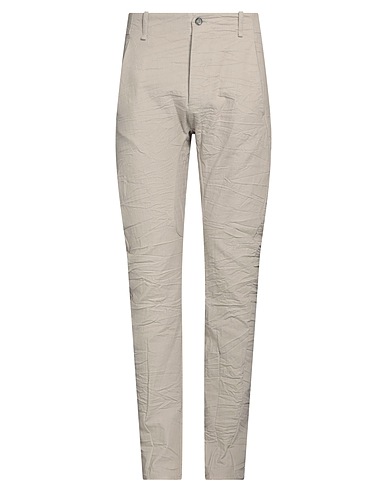 MASNADA Casual pants Beige 100% Cotton