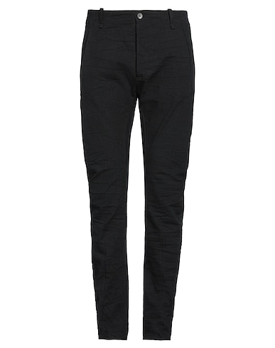 MASNADA Casual trouser Black 100% Cotton