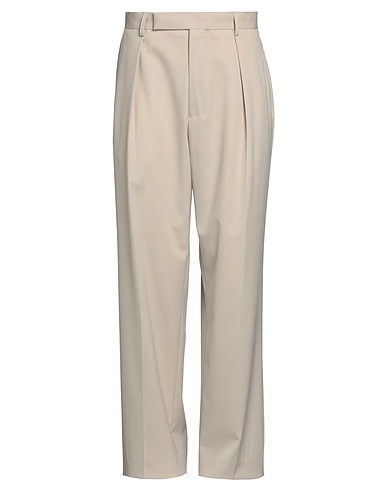 SANDRO Casual pants Beige 54% Wool, 45% Polyester, 1% Elastane