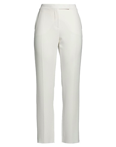MAX MARA Casual trouser White 70% Triacetate, 30% Polyester