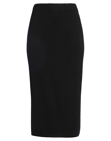 ACTITUDE by TWINSET Gonna midi Nero 36% Viscosa, 34% Poliammide, 19% Elastan, 11% Lana