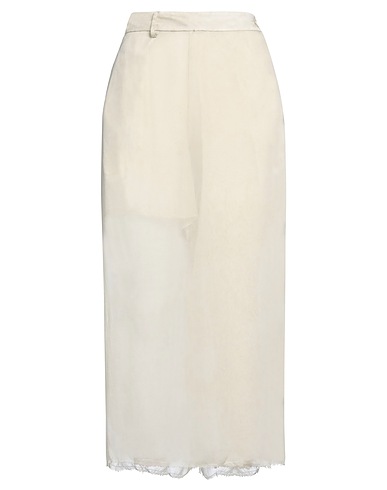 MASNADA Casual pants Beige 100% Silk