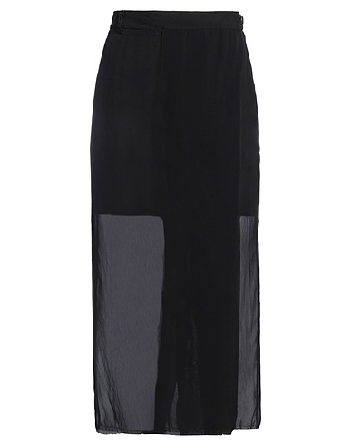 MASNADA Pantalone Nero 100% Seta
