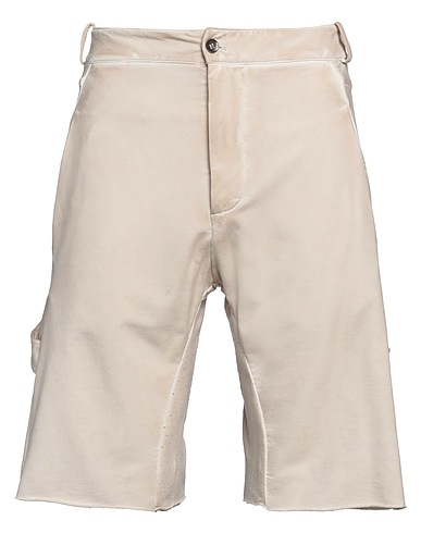 MASNADA Shorts & Bermuda Beige 95% Cotton, 5% Elastane