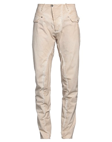 MASNADA Casual pants Beige 97% Cotton, 3% Elastane