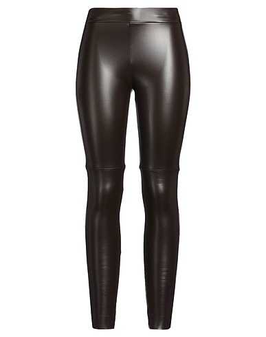 WOLFORD Leggings Dark brown 52% Polyester, 48% Polyurethane