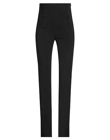MASNADA Casual trouser Black 62% Linen, 35% Viscose, 3% Elastane