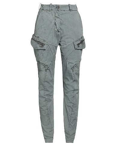 MASNADA Casual trouser Grey 98% Cotton, 2% Elastane