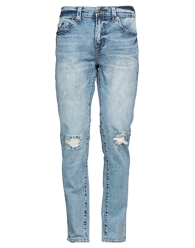 TRUE RELIGION Denim trousers Blue 99% Cotton, 1% Elastane