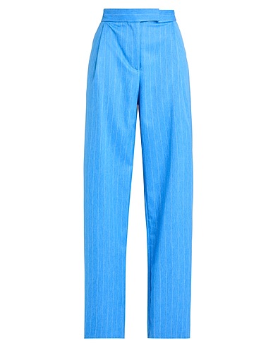 SILENCE LIMITED Casual trouser Azure 95% Polyester, 4% Elastane, 1% Viscose