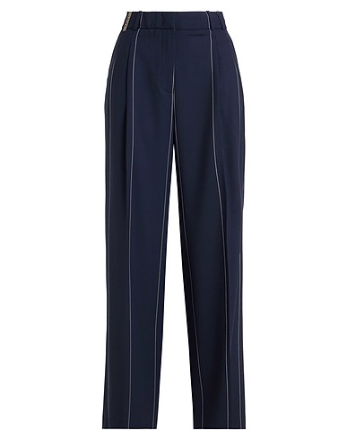 PESERICO Casual trouser Midnight blue 73% Virgin Wool, 22% Polyamide, 3% Elastane, 2% Other Fibres