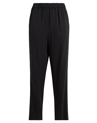PESERICO Pantalone Nero 96% Viscosa, 4% Elastan