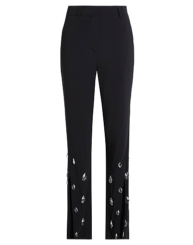 GIUSEPPE DI MORABITO パンツ ブラック レーヨン 98% / ポリウレタン 2%