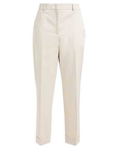 PESERICO Casual trouser EASY Off white 98% Cotton, 2% Elastane