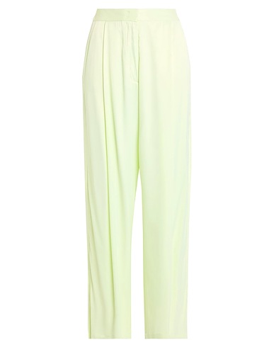 EMMA & GAIA Casual pants Lime green 100% Viscose